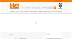 Desktop Screenshot of hgm.gov.co